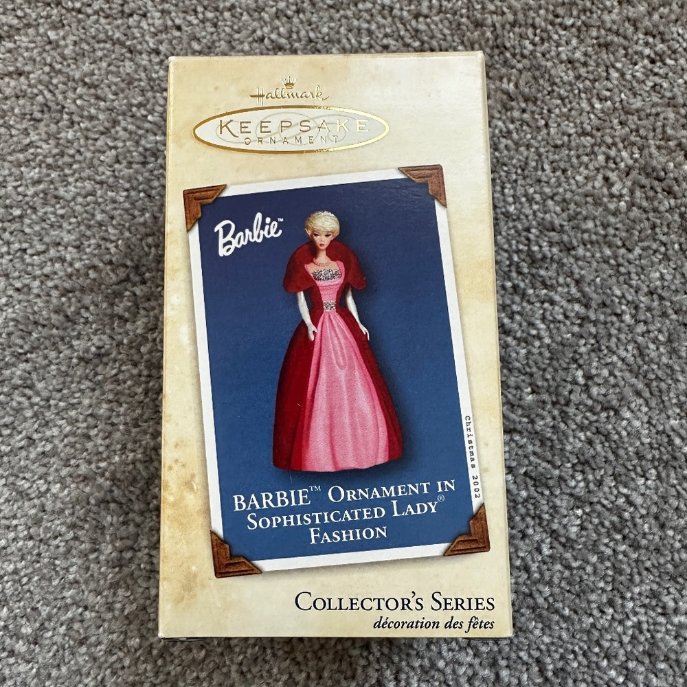 EUC Hallmark 2002 Barbie Sophisticated Lady Fashion from 1963 Ornament